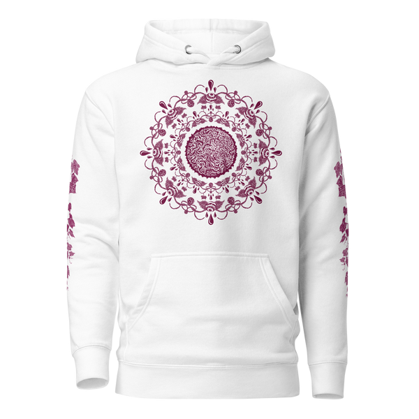 VIN - GSWGA - Unisex Hoodie - White Bordeaux