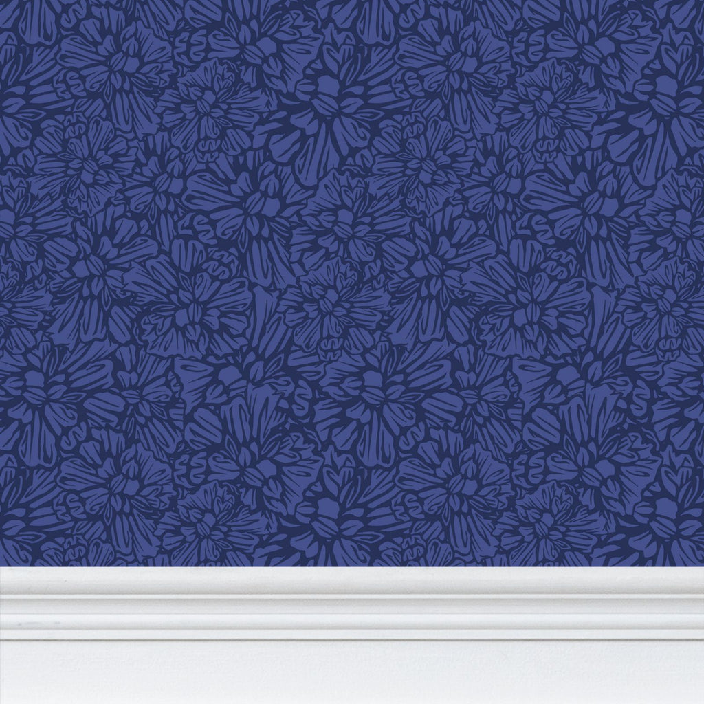 Marigold Floral - Wallpaper Medium Print