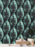 Peace Lily Black - Wallpaper Medium Print