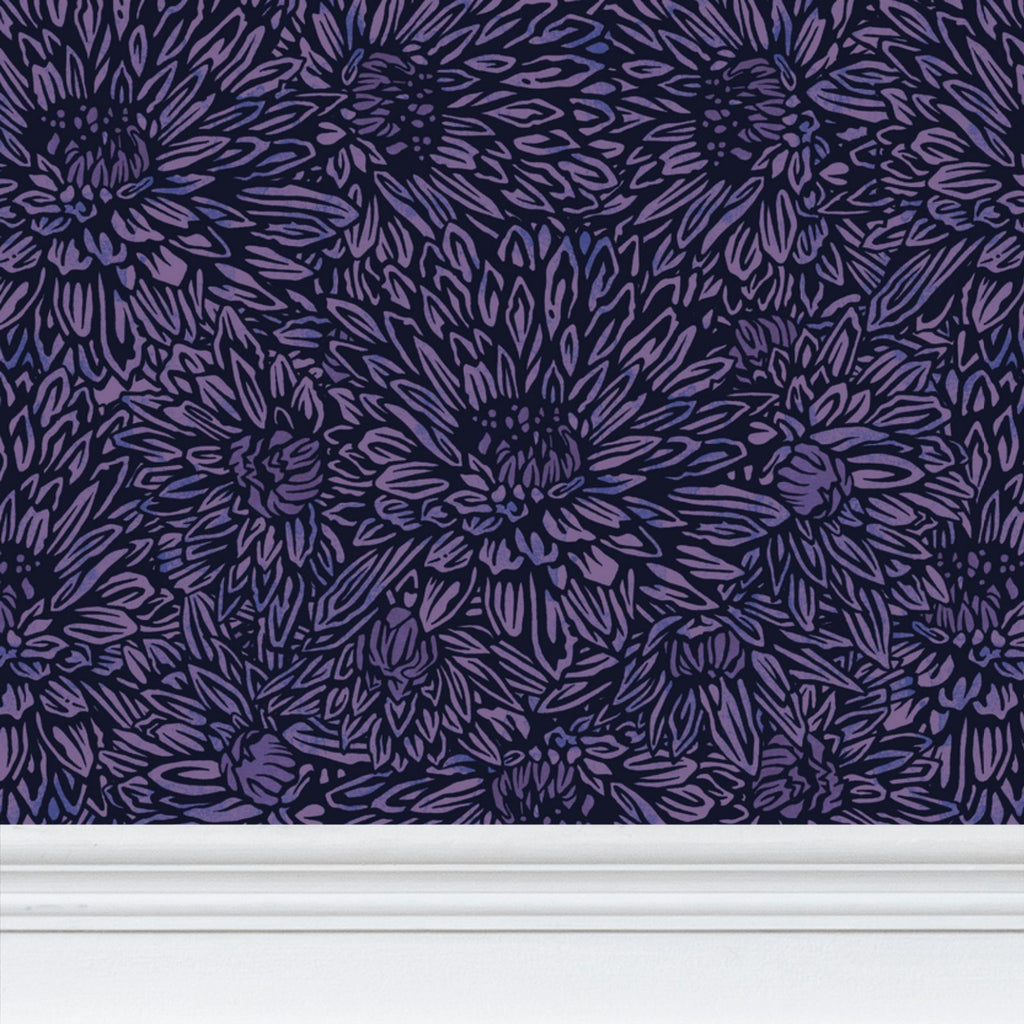 Chrysanthemum Floral - Wallpaper Large Print
