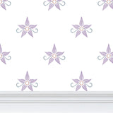 Blazing Star Floral - Medium Repeat Wallpaper Print