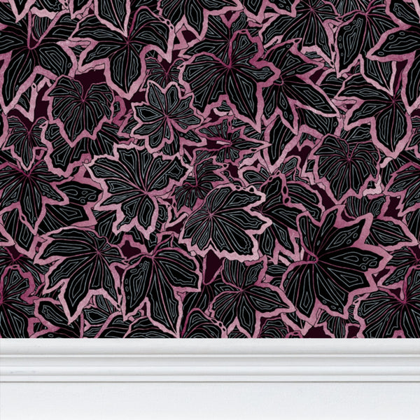 Black Coral Heuchera Large Wallpaper
