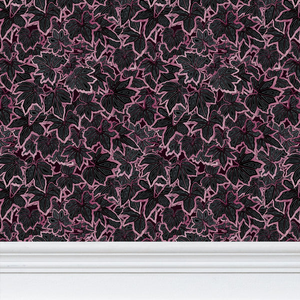 Black Coral Heuchera Medium Wallpaper