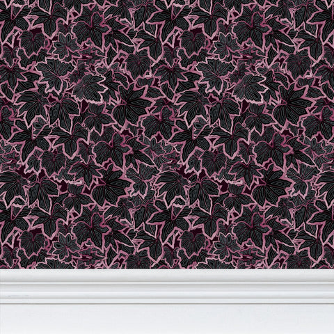 Black Coral Heuchera Medium Wallpaper