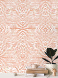 IVI Abstract Gills Large Pattern - Orange White