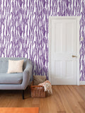 EKO Cattail Pattern Wallpaper Purple