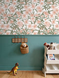 EKO Brown Eyed Susan Orange Green Wallpaper