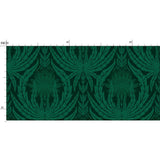 IVI - Cannabis Damask Circle of Life Light Green Over Dark Green