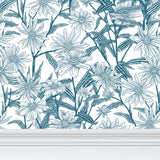 EKO Brown Eyed Susan Blue Green Wallpaper