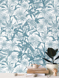 EKO Brown Eyed Susan Blue Green Wallpaper