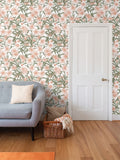 EKO Brown Eyed Susan Orange Green Wallpaper