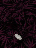 Cannabis IVI Red/Purple on Black - Large Wallpaper Print