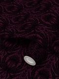 IVI - Cannabis Damask Circle of Life Black Over Dark Red Purple