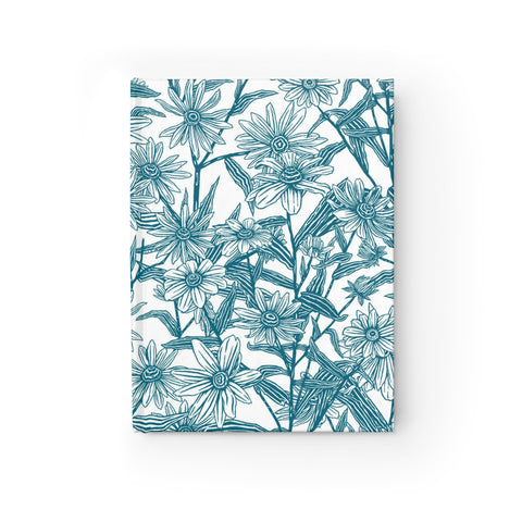 EKO - Yellow Pond Lily Pattern Sketchbook Journal - Blank