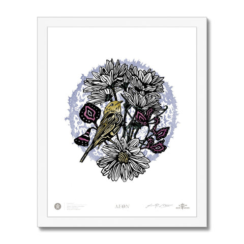 AEON 04 April Aprilis + Sun 11 x 14 Framed Print