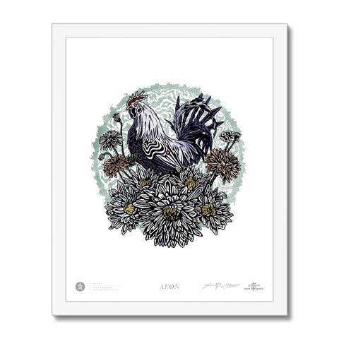 AEON 11 November novem + Sun 11 x 14 Framed Print