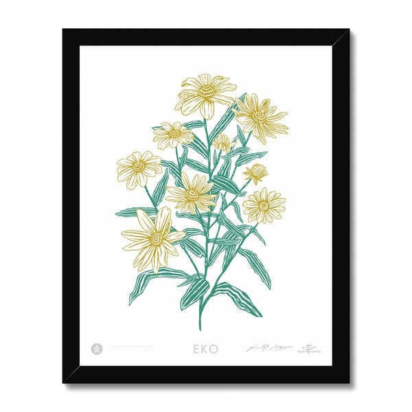 EKO - Brown Eyed Susans - Bouquet 2 Framed Print