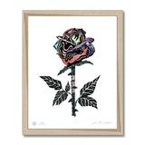 AEON Rainbow Rose Framed Fine art Print