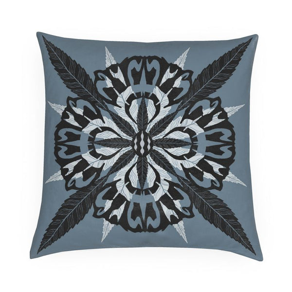 IVI California Poppy with Cannabis Leaves Luxury Cushion