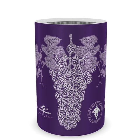 VIN - Blue Herons Silver Sun and Grape Vine - Wine Cooler