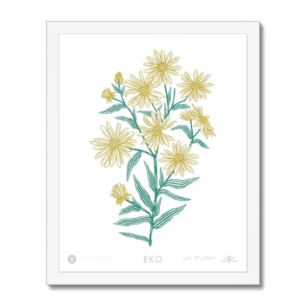 EKO - Brown Eyed Susans - Bouquet 1 Framed Print