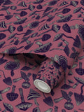 IVI - Mushroom Rotated Pattern - Grey and Pink