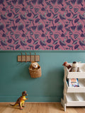 IVI - Mushroom Rotated Pattern - Grey and Pink