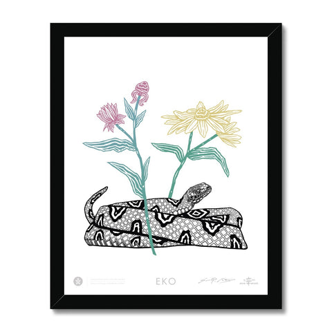 AEON Peace Lily Botanical Framed Fine Art Print