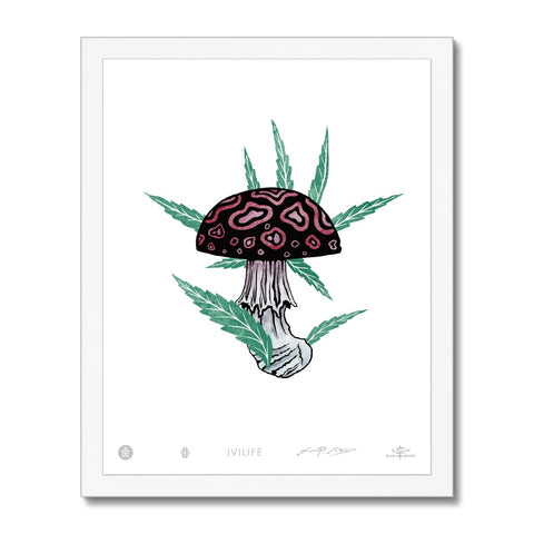 IVI Mushroom with Cannabis Leaves Tray – Sean Martorana