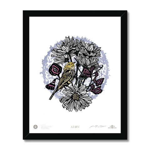 AEON 04 April Aprilis + Sun 11 x 14 Framed Print