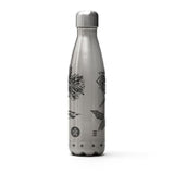 AEON - Rose + Aster Water Bottle Silver