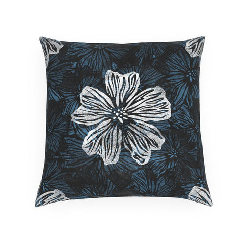 Marigold Floral Silk Cushion