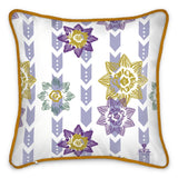 Daisy Pattern Silk Cushion