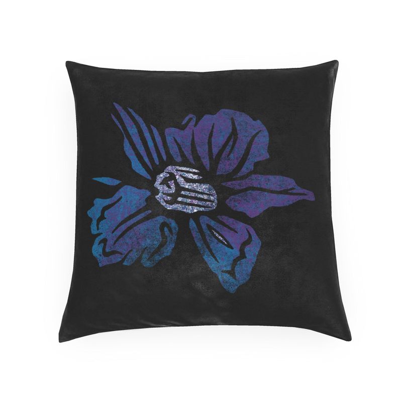 Larkspur Velvet Cushion