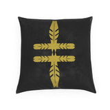 Hawk Feather Velvet Cushion