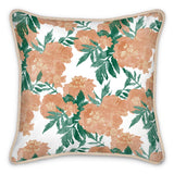 Marigold Floral Silk Cushion