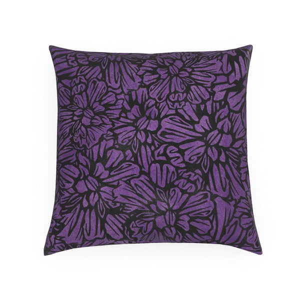 Marigold Pattern Velvet Cushion