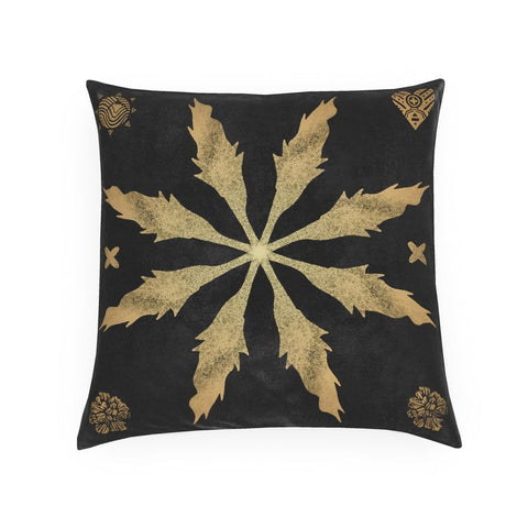 Zebra Plant Velvet Cushion