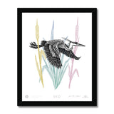 EKO Great Blue Heron Framed Print