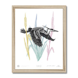 EKO Great Blue Heron Framed Print