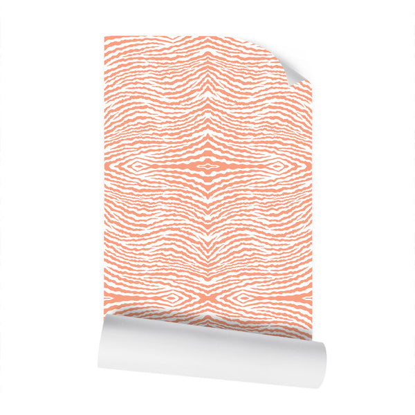 IVI Abstract Gills Large Pattern - Orange White