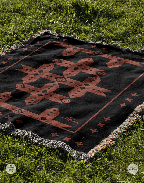 AEON Cross Jacquard Woven Blanket