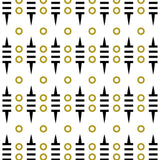 Barb Black and Gold XX Small Wallpaper Print