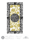 Flourish Towel - Black & Gold