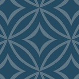 Crownvetch Diamonds - Blue Green - Small Wallpaper Print