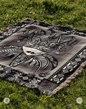 Essence - Harlequin Jacquard Woven Blanket