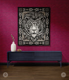 Essence - Maned Tiger Jacquard Woven Blanket