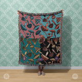 IVI - Mushroom Jacquard Woven Blanket - Four Color