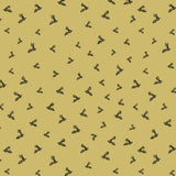 Bee Swarm - Black on Gold - Medium Wallpaper Print