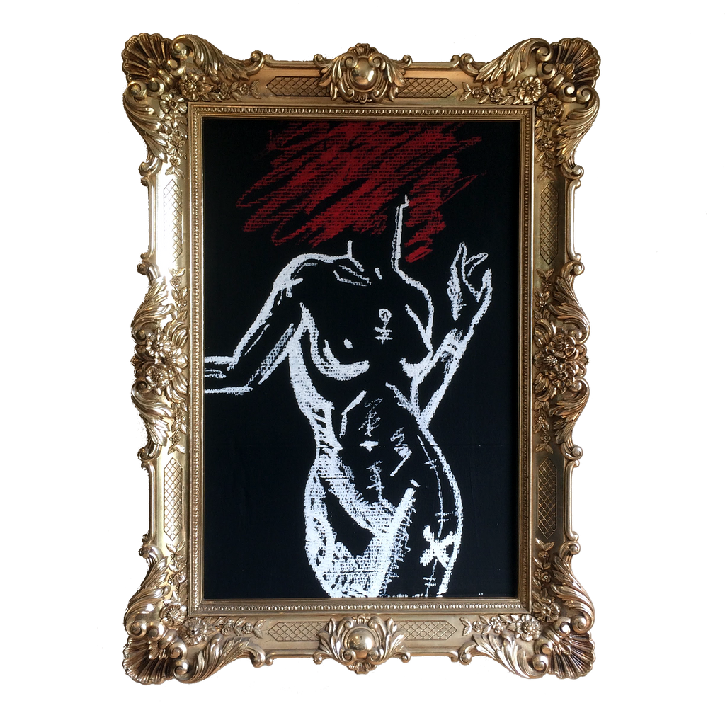 Figure Painting in Frame